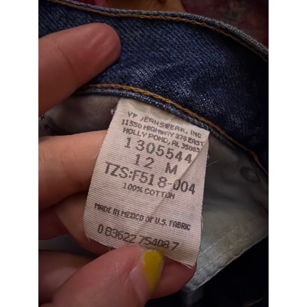 Vintage Riders by Lee High Waisted Mom Jeans Medium Wash Tapered Leg 12 M Cotton - Picture 5 of 5